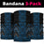 Blue Aotearoa Mangopare Kowhaiwhai Niho Taniwha Neck Gaiter Maori New Zealand - Polynesian Pride