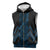 Blue Aotearoa Mangopare Kowhaiwhai Niho Taniwha Sleeveless Zip Hoodie Maori New Zealand - Polynesian Pride