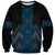 Blue Aotearoa Mangopare Kowhaiwhai and Niho Taniwha Sweatshirt Maori New Zealand