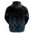 Blue Aotearoa Mangopare Kowhaiwhai and Niho Taniwha Zip Hoodie Maori New Zealand
