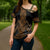 Gold Aotearoa Mangopare Kowhaiwhai Niho Taniwha Cross Shoulder Shirt Maori New Zealand - Polynesian Pride