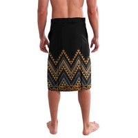 Gold Aotearoa Mangopare Kowhaiwhai and Niho Taniwha Lavalava Maori New Zealand