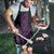 Purple Aotearoa Mangopare Kowhaiwhai Niho Taniwha Apron Maori New Zealand - Polynesian Pride
