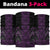 Purple Aotearoa Mangopare Kowhaiwhai Niho Taniwha Neck Gaiter Maori New Zealand - Polynesian Pride