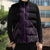 Purple Aotearoa Mangopare Kowhaiwhai Niho Taniwha Sleeveless Puffer Jacket Maori New Zealand - Polynesian Pride