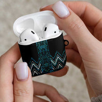 Paua Shell Aotearoa Mangopare Kowhaiwhai Niho Taniwha AirPods Case Maori New Zealand - Polynesian Pride