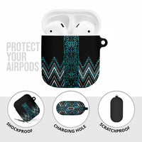 Paua Shell Aotearoa Mangopare Kowhaiwhai Niho Taniwha AirPods Case Maori New Zealand - Polynesian Pride