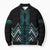 Paua Shell Aotearoa Mangopare Kowhaiwhai Niho Taniwha Bomber Puffer Jacket Maori New Zealand - Polynesian Pride
