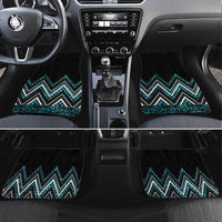 Paua Shell Aotearoa Mangopare Kowhaiwhai and Niho Taniwha Car Mats Maori New Zealand
