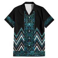 Paua Shell Aotearoa Mangopare Kowhaiwhai and Niho Taniwha Family Matching Mermaid Dress and Hawaiian Shirt Maori New Zealand