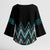 Paua Shell Aotearoa Mangopare Kowhaiwhai Niho Taniwha Kimono Sleeve Blouse Maori New Zealand - Polynesian Pride