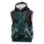 Paua Shell Aotearoa Mangopare Kowhaiwhai Niho Taniwha Sleeveless Hoodie Maori New Zealand - Polynesian Pride