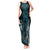 Paua Shell Aotearoa Mangopare Kowhaiwhai and Niho Taniwha Tank Maxi Dress Maori New Zealand
