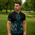 Paua Shell Aotearoa Mangopare Kowhaiwhai Niho Taniwha Zipper Polo Shirt Maori New Zealand - Polynesian Pride