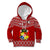 Tonga Rugby Kid Hoodie 2023 World Cup Tongan Kupesi Ngatu Pattern LT14 Hoodie Red - Polynesian Pride