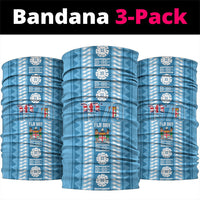 Fiji Day 1970 Neck Gaiter For Fiji Ever Fiji Tapa Pattern Blue LT14 package One Size: 25*50cm Blue - Polynesian Pride
