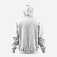 Tonga White Sunday Hoodie Fakame Tongan Ngatu Turtle LT14 - Polynesian Pride