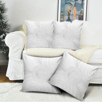 Tonga White Sunday Pillow Cover Fakame Tongan Ngatu Turtle LT14 - Polynesian Pride