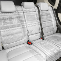 Samoa White Sunday Back Car Seat Cover Lotu Tamaiti Samoan Siapo Teuila Flowers LT14 - Polynesian Pride