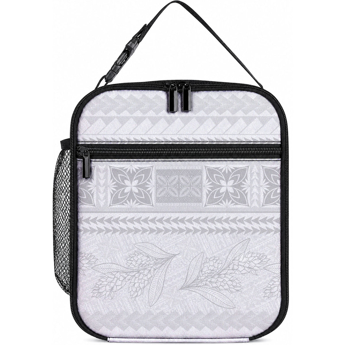 Samoa White Sunday Lunch Bag Lotu Tamaiti Samoan Siapo Teuila Flowers