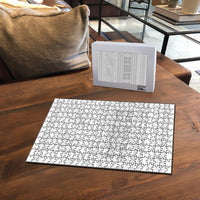 Samoa White Sunday Puzzle Lotu Tamaiti Samoan Siapo Teuila Flowers LT14 - Polynesian Pride