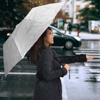 Samoa White Sunday Umbrella Lotu Tamaiti Samoan Siapo Teuila Flowers LT14 - Polynesian Pride