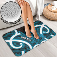 Kikorangi Aotearoa Atua Tumatauenga Personalised Bathroom Set Maori God Of War Tiki With Taiaha LT14 - Polynesian Pride