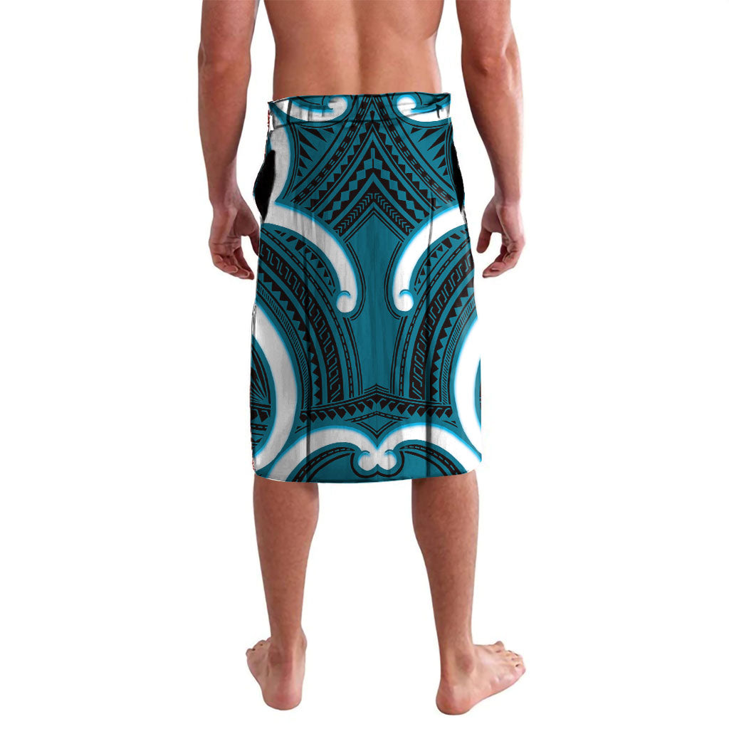 Kikorangi Aotearoa Atua Tumatauenga Personalised Lavalava Maori God Of War Tiki With Taiaha LT14 - Polynesian Pride