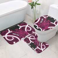 Mawhero Aotearoa Atua Tumatauenga Personalised Bathroom Set Maori God Of War Tiki With Taiaha LT14 - Polynesian Pride