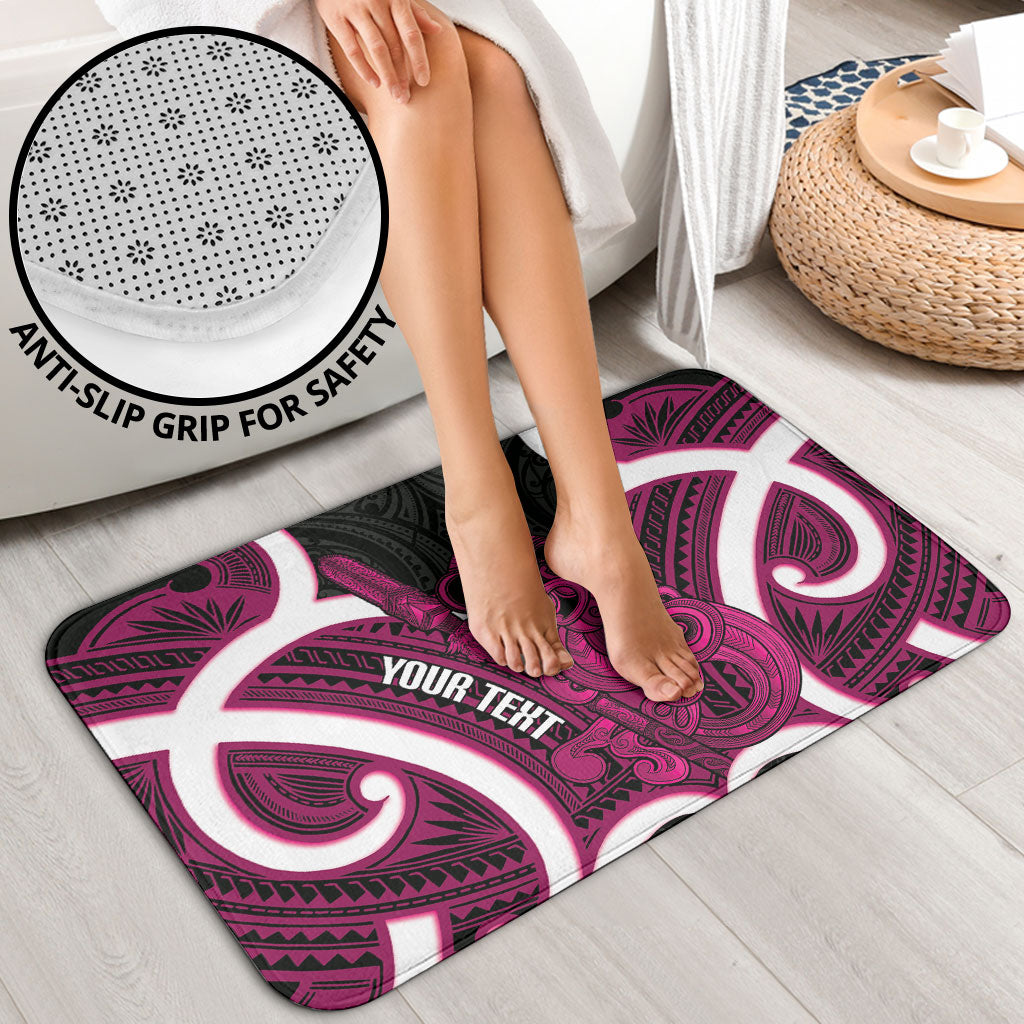 Mawhero Aotearoa Atua Tumatauenga Personalised Bathroom Set Maori God Of War Tiki With Taiaha LT14 - Polynesian Pride
