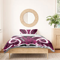 Mawhero Aotearoa Atua Tumatauenga Personalised Bedding Set Maori God Of War Tiki With Taiaha LT14 - Polynesian Pride