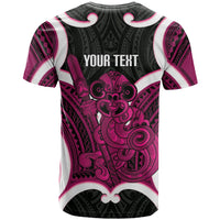 Mawhero Aotearoa Atua Tumatauenga Personalised T Shirt Maori God Of War Tiki With Taiaha LT14 - Polynesian Pride