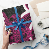 Mawhero Aotearoa Atua Tumatauenga Personalised Wrapping Paper Maori God Of War Tiki With Taiaha LT14 - Polynesian Pride