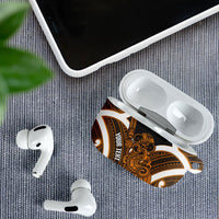 Karaka Aotearoa Atua Tumatauenga Personalised AirPods Case Maori God Of War Tiki With Taiaha LT14 - Polynesian Pride