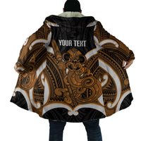 Karaka Aotearoa Atua Tumatauenga Personalised Cloak Maori God Of War Tiki With Taiaha LT14 - Polynesian Pride