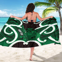 Kakariki Aotearoa Atua Tumatauenga Personalised Sarong Maori God Of War Tiki With Taiaha LT14 - Polynesian Pride