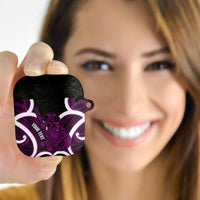 Waiporoporo Aotearoa Atua Tumatauenga Personalised AirPods Case Maori God Of War Tiki With Taiaha LT14 - Polynesian Pride
