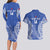 Custom Manu Samoa Rugby 2024 Couples Matching Long Sleeve Bodycon Dress and Hawaiian Shirt Go Champions Samoan Tattoo