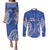 Custom Manu Samoa Rugby 2024 Couples Matching Puletasi and Long Sleeve Button Shirt Go Champions Samoan Tattoo