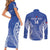 Custom Manu Samoa Rugby 2024 Couples Matching Short Sleeve Bodycon Dress and Long Sleeve Button Shirt Go Champions Samoan Tattoo