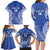 Custom Manu Samoa Rugby 2024 Family Matching Long Sleeve Bodycon Dress and Hawaiian Shirt Go Champions Samoan Tattoo