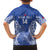 Custom Manu Samoa Rugby 2024 Family Matching Off The Shoulder Long Sleeve Dress and Hawaiian Shirt Go Champions Samoan Tattoo