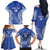 Custom Manu Samoa Rugby 2024 Family Matching Off The Shoulder Long Sleeve Dress and Hawaiian Shirt Go Champions Samoan Tattoo