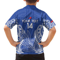 Custom Manu Samoa Rugby 2024 Family Matching Short Sleeve Bodycon Dress and Hawaiian Shirt Go Champions Samoan Tattoo