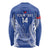 Custom Manu Samoa Rugby 2024 Long Sleeve Shirt Go Champions Samoan Tattoo