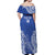 Custom Manu Samoa Rugby 2024 Off Shoulder Maxi Dress Go Champions Samoan Tattoo