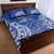 Custom Manu Samoa Rugby 2024 Quilt Bed Set Go Champions Samoan Tattoo