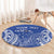 Custom Manu Samoa Rugby 2024 Round Carpet Go Champions Samoan Tattoo