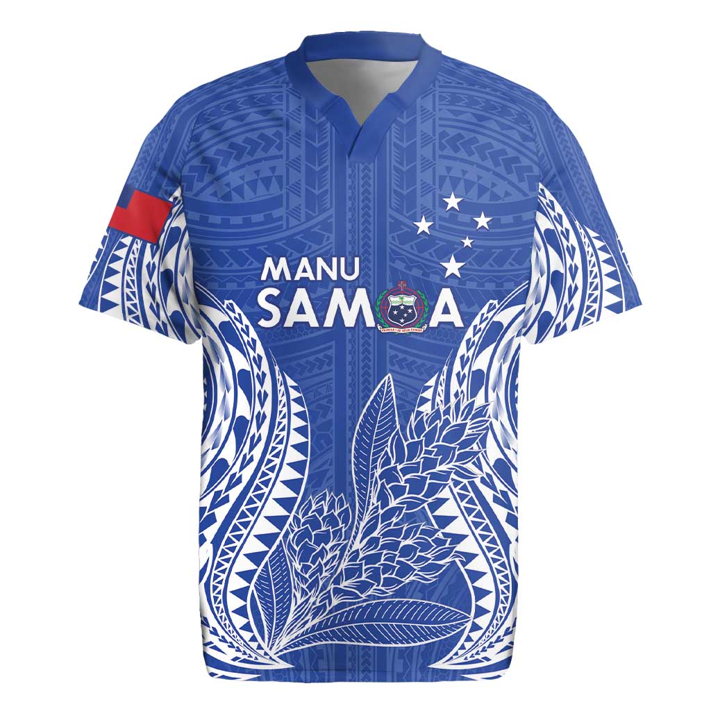 Custom Manu Samoa Rugby 2024 Rugby Jersey Go Champions Samoan Tattoo