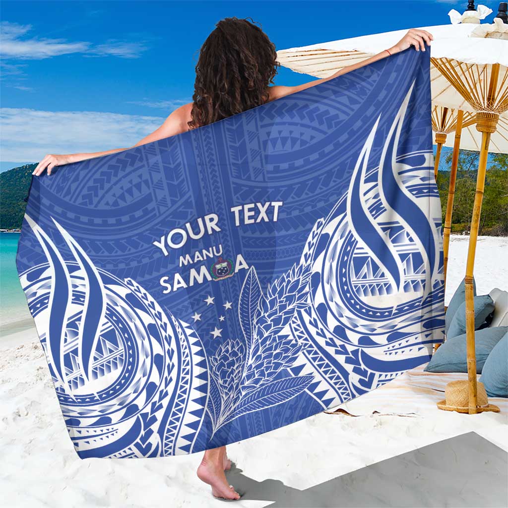 Custom Manu Samoa Rugby 2024 Sarong Go Champions Samoan Tattoo